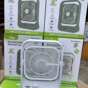 Rechargeable desktop fan model:w8018-1