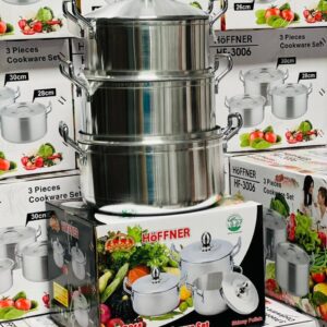 Hoffner 3pcs aluminum pot set 3014
