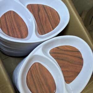 Partition unbreakable plate