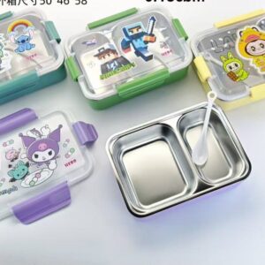 2 partition stainless food flask big size